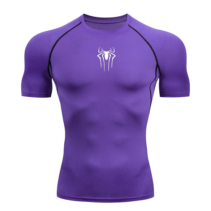 Camiseta de compresiòn logo araña