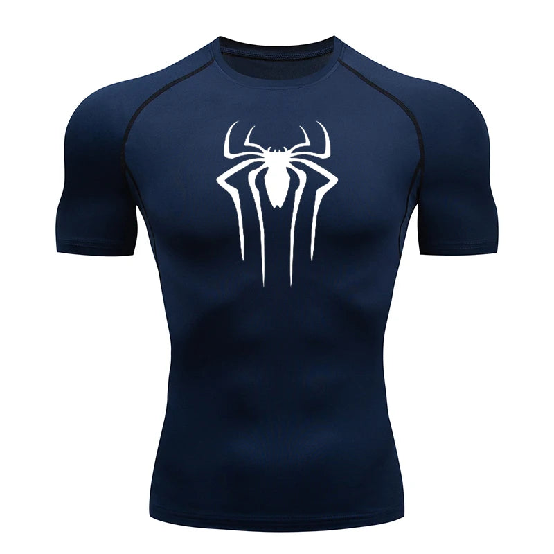 Camiseta de compresiòn logo araña