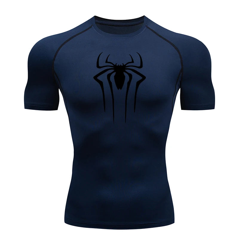 Camiseta de compresiòn logo araña