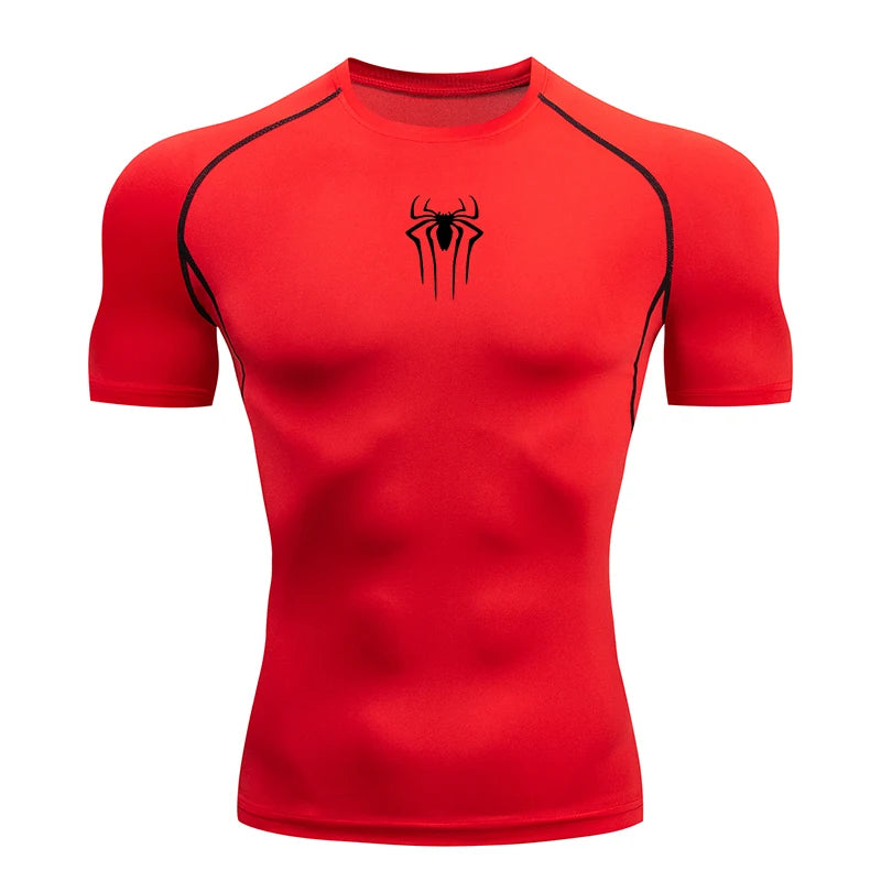 Camiseta de compresiòn logo araña