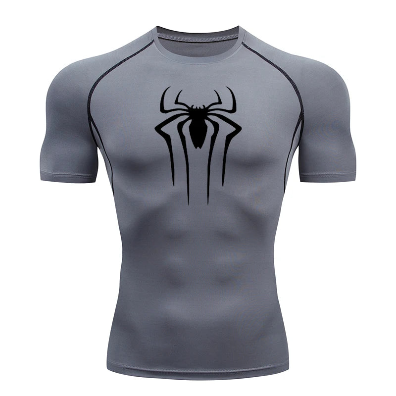 Camiseta de compresiòn logo araña