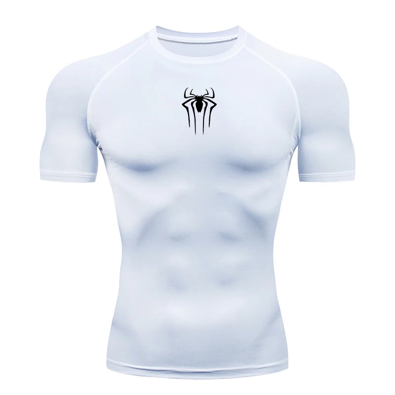 Camiseta de compresiòn logo araña