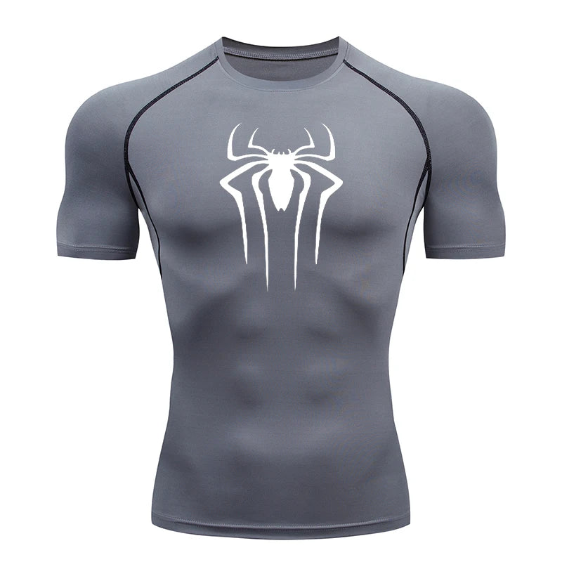 Camiseta de compresiòn logo araña