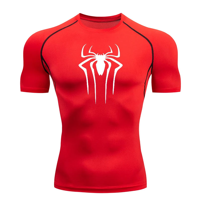 Camiseta de compresiòn logo araña