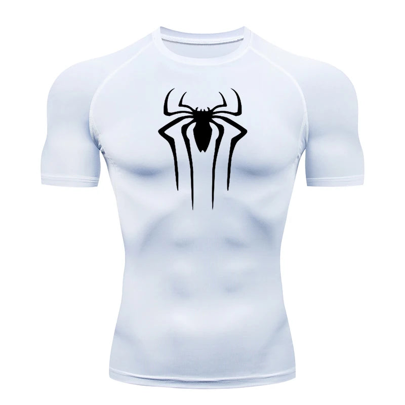 Camiseta de compresiòn logo araña