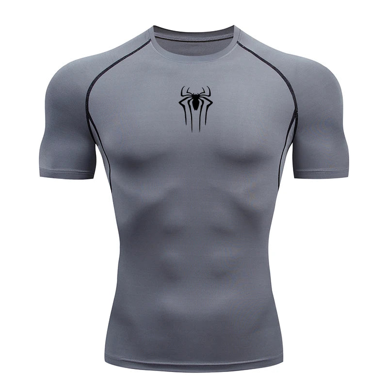 Camiseta de compresiòn logo araña